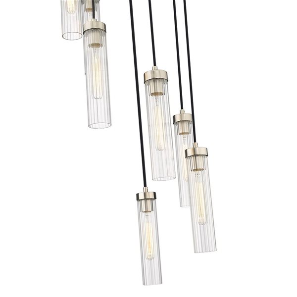 Z-Lite Beau 7 Light Brushed Nickel Chandelier