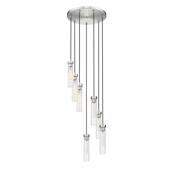 Z-Lite Beau 7 Light Brushed Nickel Chandelier