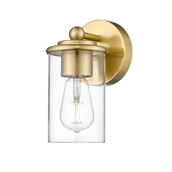 Z-Lite Thayer 1 Light Luxe Gold Vanity 742-1S-LG | RONA