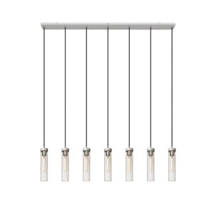 Z-Lite Beau 7 Light Brushed Nickel Linear Chandelier