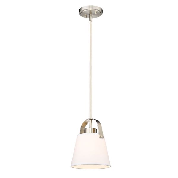 Z-Lite Z-Studio 1 Light Brushed Nickel Pendant