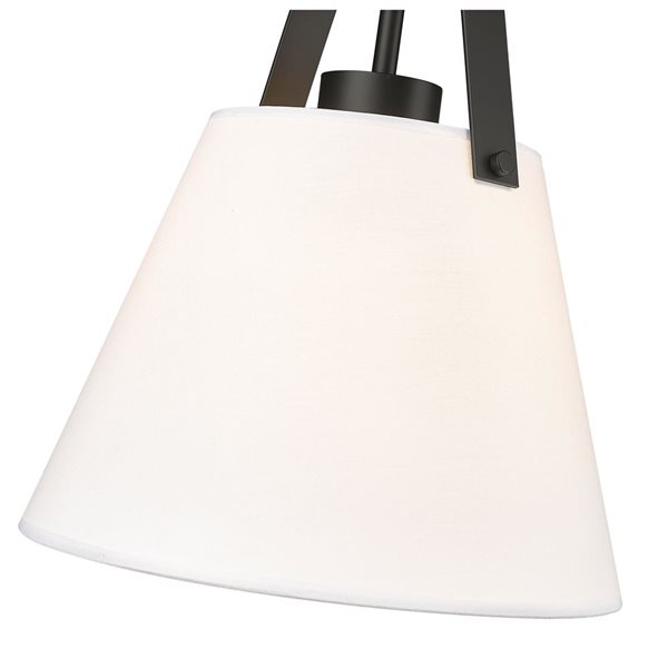 Z-Lite Z-Studio 1 Light Matte Black Pendant