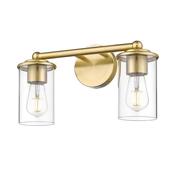 Z-Lite Thayer 2 Light Luxe Gold Vanity Light