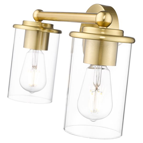 Z-Lite Thayer 2 Light Luxe Gold Vanity Light