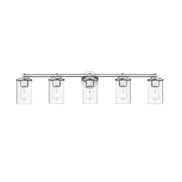 Z-Lite Thayer 5 Light Chrome Vanity Light