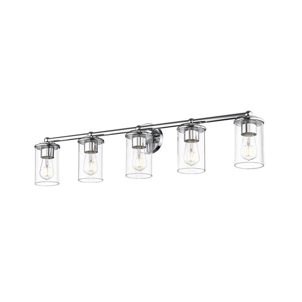 Z-Lite Thayer 5 Light Chrome Vanity Light