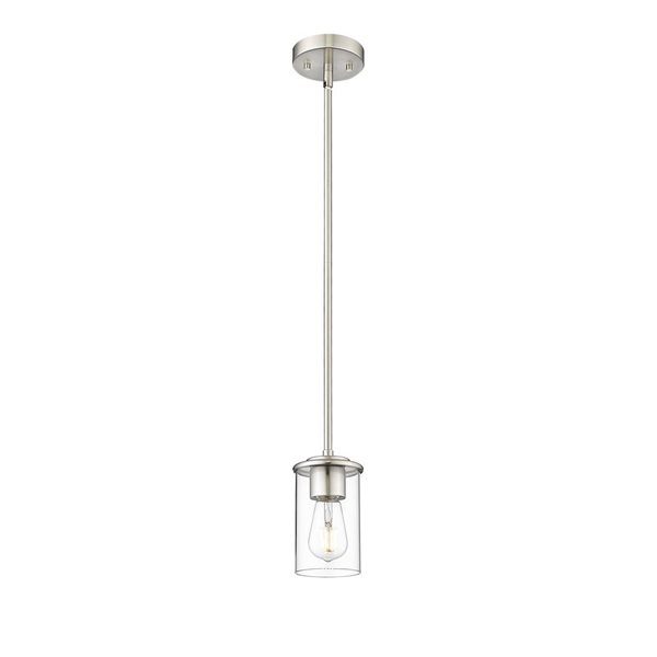 Z-Lite Thayer 1 Light Brushed Nickel Pendant