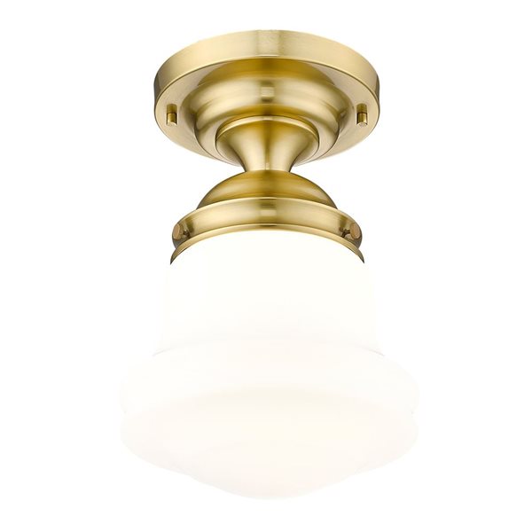 Z-Lite Vaughn 1 Light Luxe Gold Flush Mount