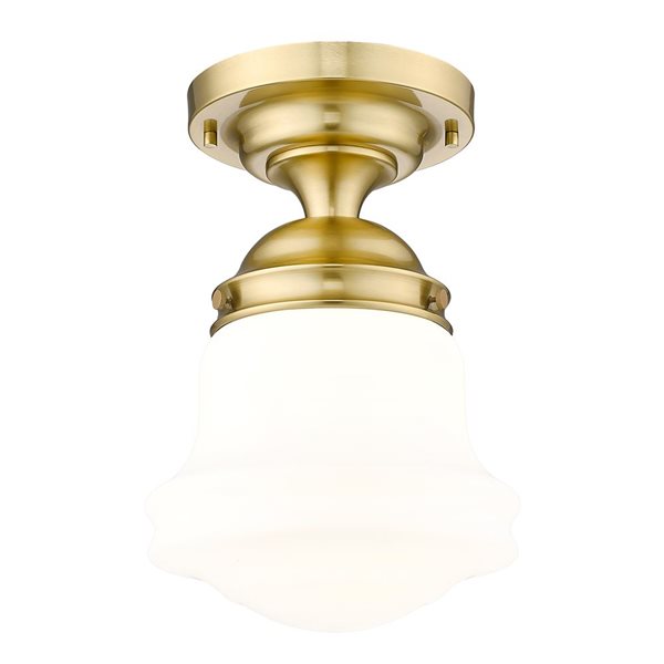 Z-Lite Vaughn 1 Light Luxe Gold Flush Mount