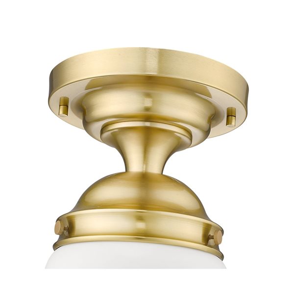 Z-Lite Vaughn 1 Light Luxe Gold Flush Mount