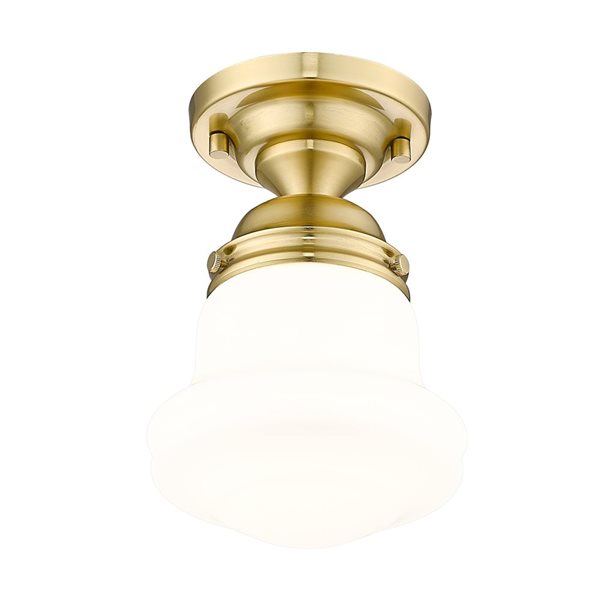 Z-Lite Vaughn 1 Light Luxe Gold Flush Mount