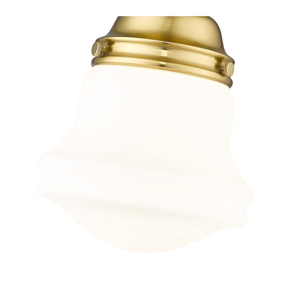 Z-Lite Vaughn 1 Light Luxe Gold Flush Mount