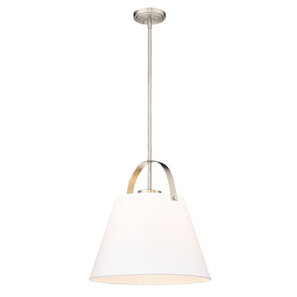 Z-Lite Z-Studio 1 Light Brushed Nickel Pendant