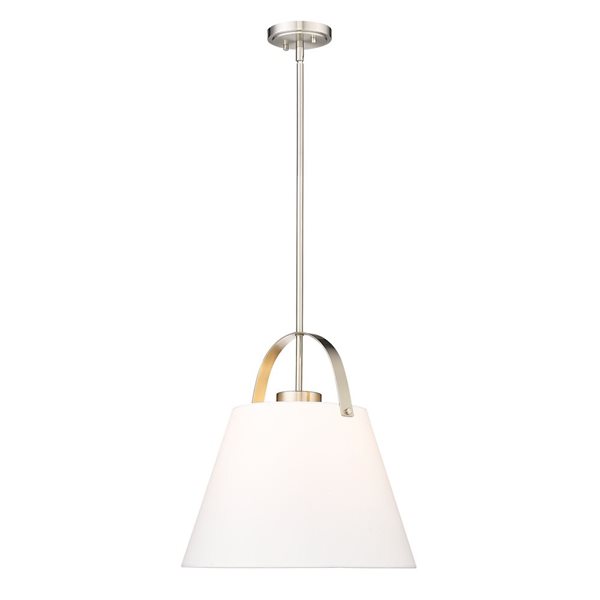 Z-Lite Z-Studio 1 Light Brushed Nickel Pendant