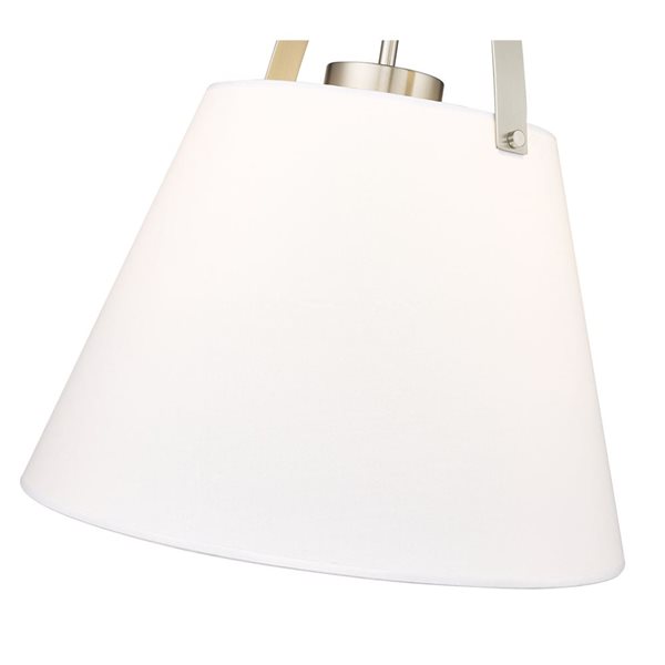 Z-Lite Z-Studio 1 Light Brushed Nickel Pendant