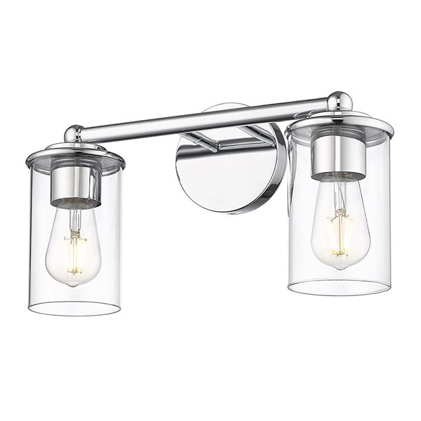 Z-Lite Thayer 2 Light Chrome Vanity Light