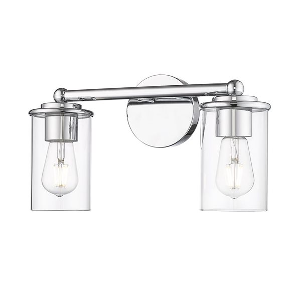 Z-Lite Thayer 2 Light Chrome Vanity Light