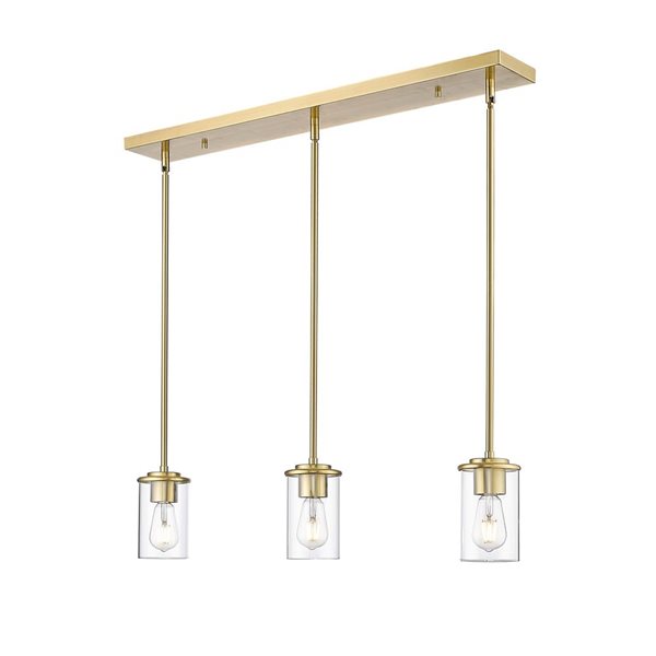 Z-Lite Thayer 3 Light Luxe Gold Pendant