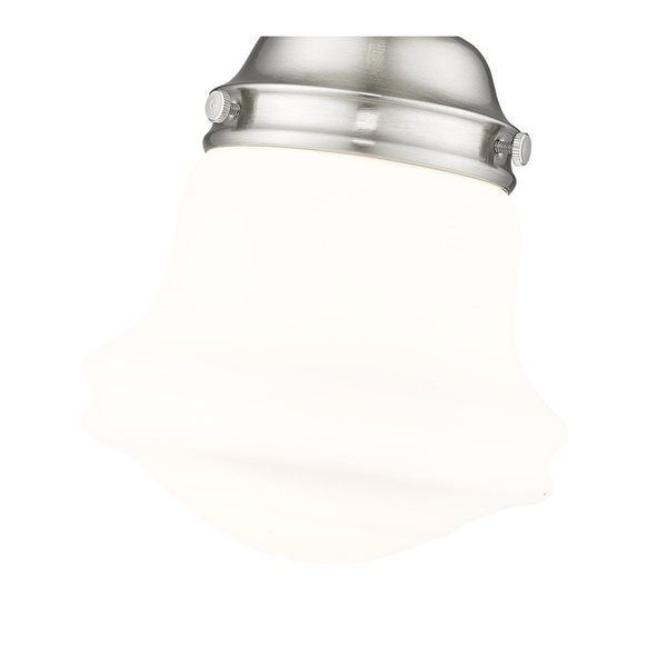 Z-Lite Vaughn 1 Light Brushed Nickel Flush Mount