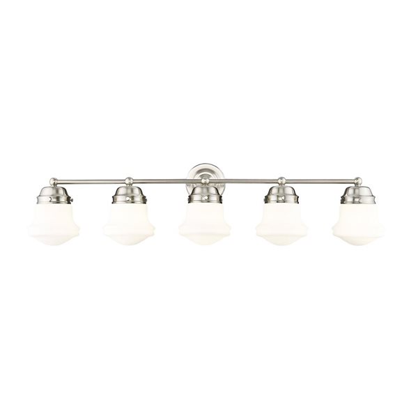 Z-Lite Vaughn 5 Light Brushed Nickel Vanity Light