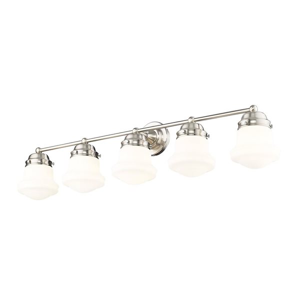 Z-Lite Vaughn 5 Light Brushed Nickel Vanity Light