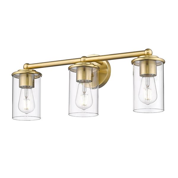 Z-Lite Thayer 3 Light Luxe Gold Vanity Light