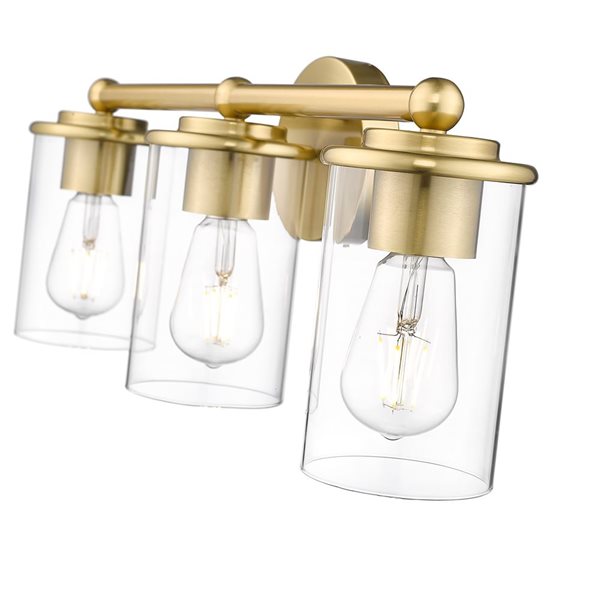 Z-Lite Thayer 3 Light Luxe Gold Vanity Light