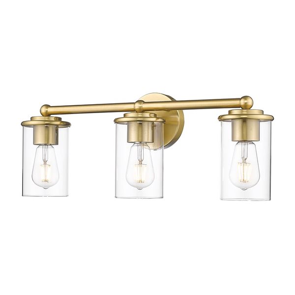 Z-Lite Thayer 3 Light Luxe Gold Vanity Light