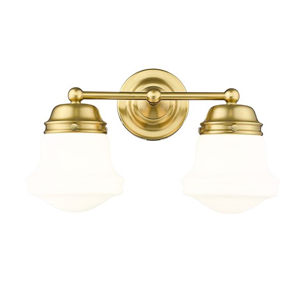 Z-Lite Vaughn 2 Light Luxe Gold Vanity Light