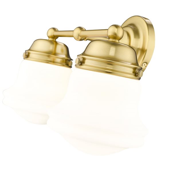 Z-Lite Vaughn 2 Light Luxe Gold Vanity Light