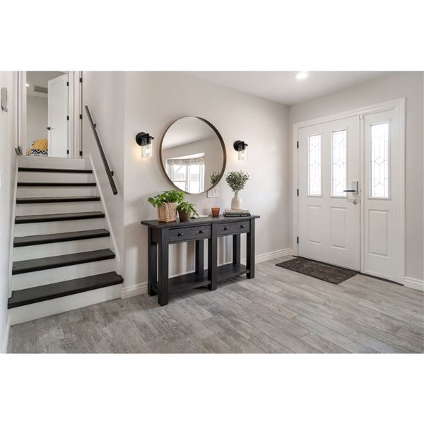 Z-Lite Thayer 1 Light Matte Black Vanity