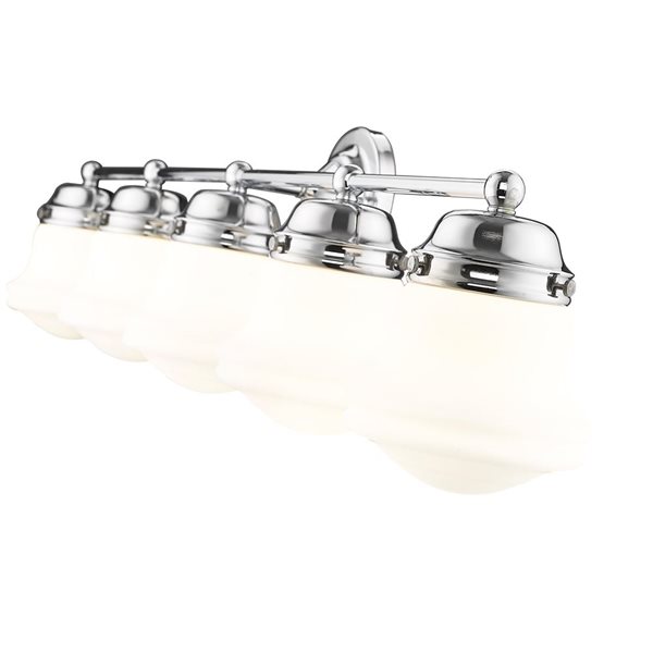 Z-Lite Vaughn 5 Light Chrome Vanity Light