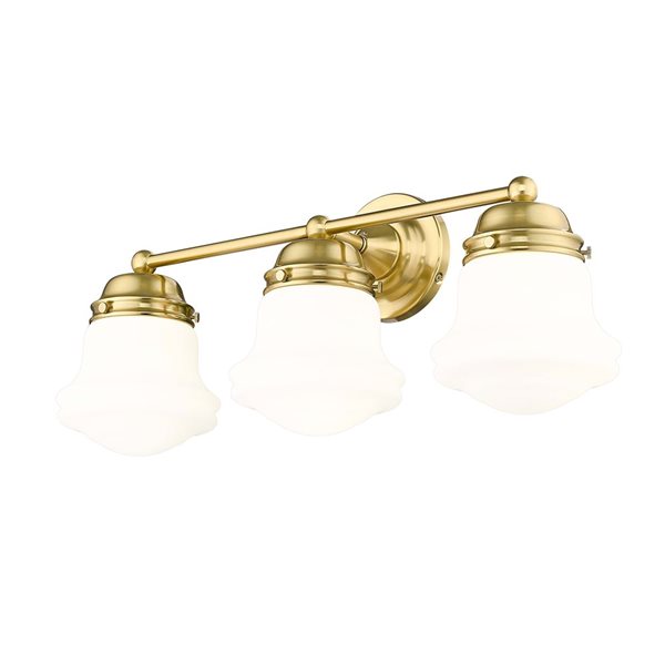 Z-Lite Vaughn 3 Light Luxe Gold Vanity Light