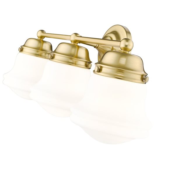 Z-Lite Vaughn 3 Light Luxe Gold Vanity Light