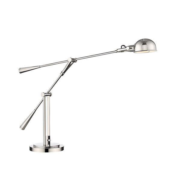 Z-Lite Grammercy Park 1 Light Polished Nickel Table Lamp