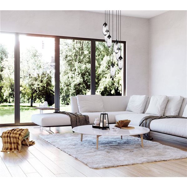 Z-Lite Arden 7 Light Matte Black Chandelier