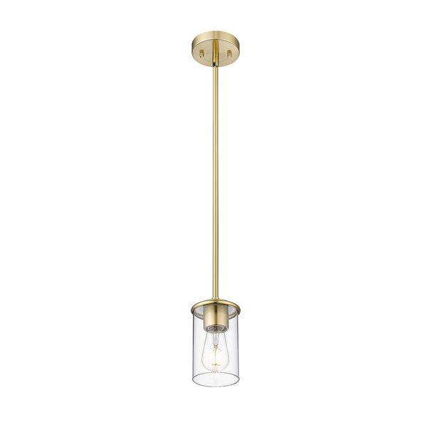 Z-Lite Thayer 1 Light Luxe Gold Pendant