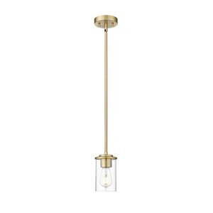 Z-Lite Thayer 1 Light Luxe Gold Pendant