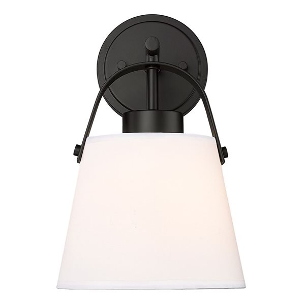 Z-Lite Z-Studio 1 Light Matte Black Wall Sconce