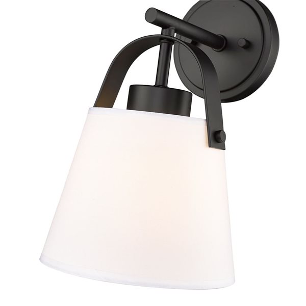 Z-Lite Z-Studio 1 Light Matte Black Wall Sconce