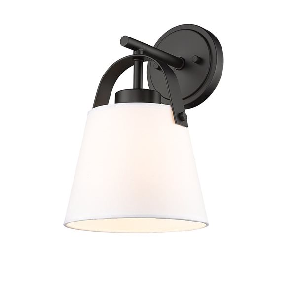 Z-Lite Z-Studio 1 Light Matte Black Wall Sconce