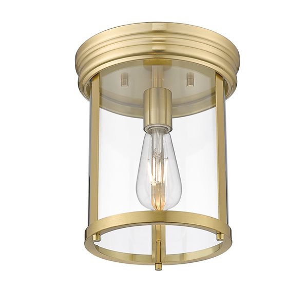 Z-Lite Thayer 1 Light Luxe Gold Flush Mount