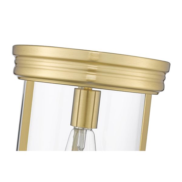 Z-Lite Thayer 1 Light Luxe Gold Flush Mount