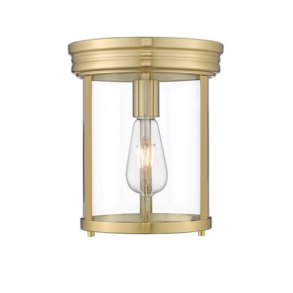 Z-Lite Thayer 1 Light Luxe Gold Flush Mount