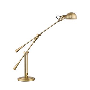 Z-Lite Grammercy Park 1 Light Heritage Brass Table Lamp