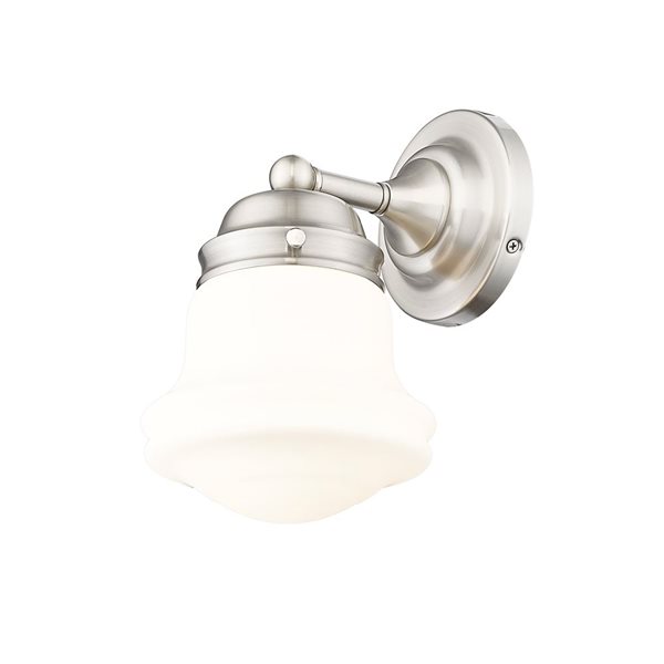 Z-Lite Vaughn 1 Light Brushed Nickel Wall Sconce