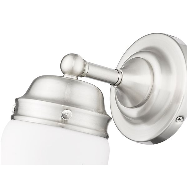 Z-Lite Vaughn 1 Light Brushed Nickel Wall Sconce