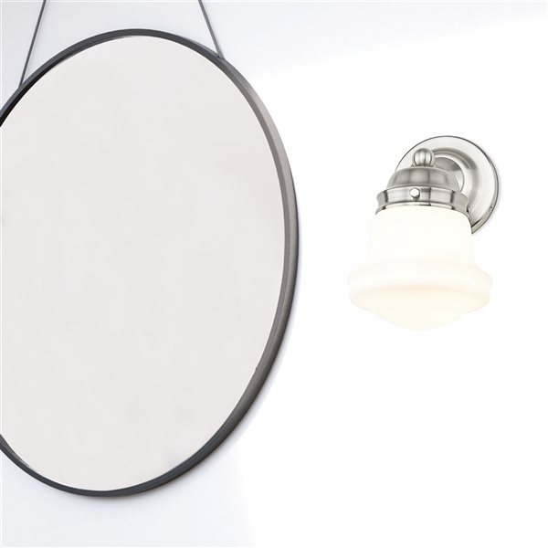 Z-Lite Vaughn 1 Light Brushed Nickel Wall Sconce