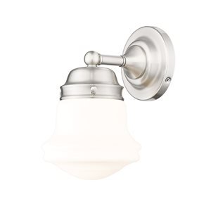 Z-Lite Vaughn 1 Light Brushed Nickel Wall Sconce