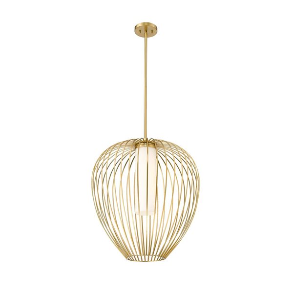 Z-Lite Savanti Modern Gold 1-Light Teardrop Pendant Light